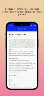 SYNERGY-AI Cancer Trial Finder android App screenshot 0