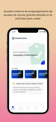 SYNERGY-AI Cancer Trial Finder android App screenshot 1